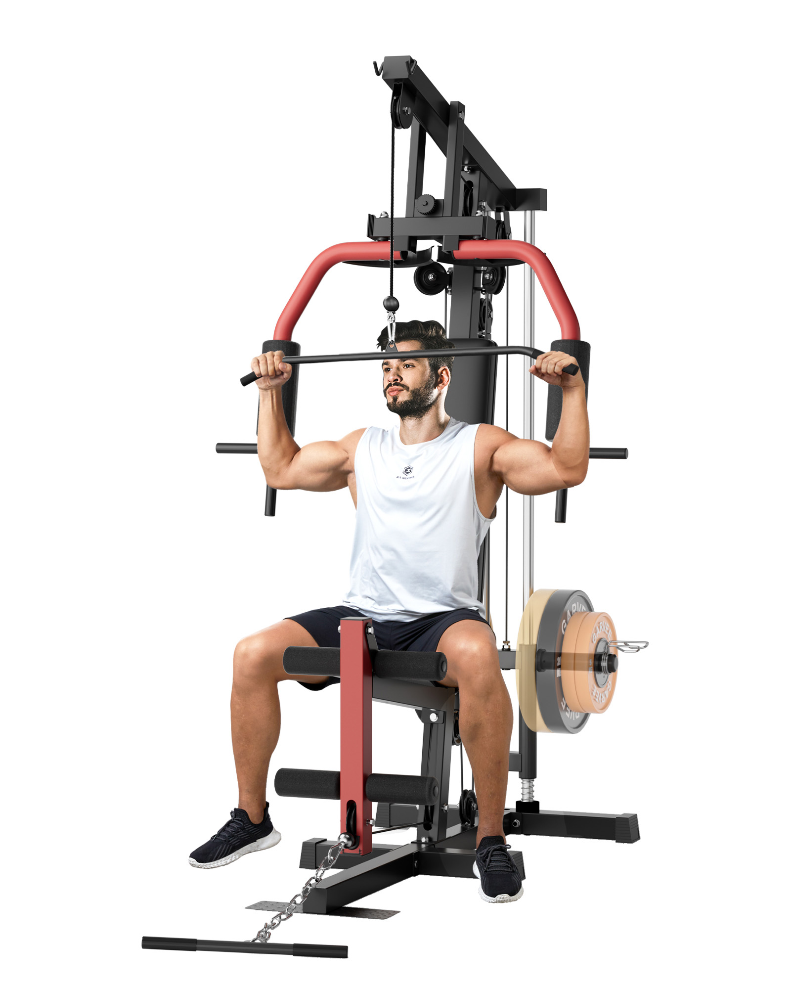 Home Gym Leg Extension Machine - Многофункциональный домашний тренажер 5-в-1: комплексный тренажер
