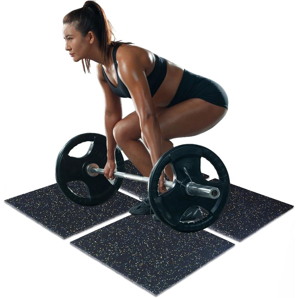 Home Gym Rubber Flooring - Плитка для пола 40x40 дюймов с