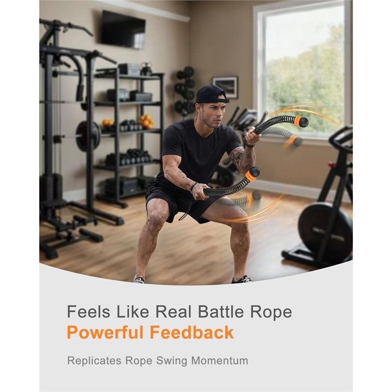 Battle Rope Heavy - ABVH-Регулируемые утяжеленные безшнуровые боевые канаты с