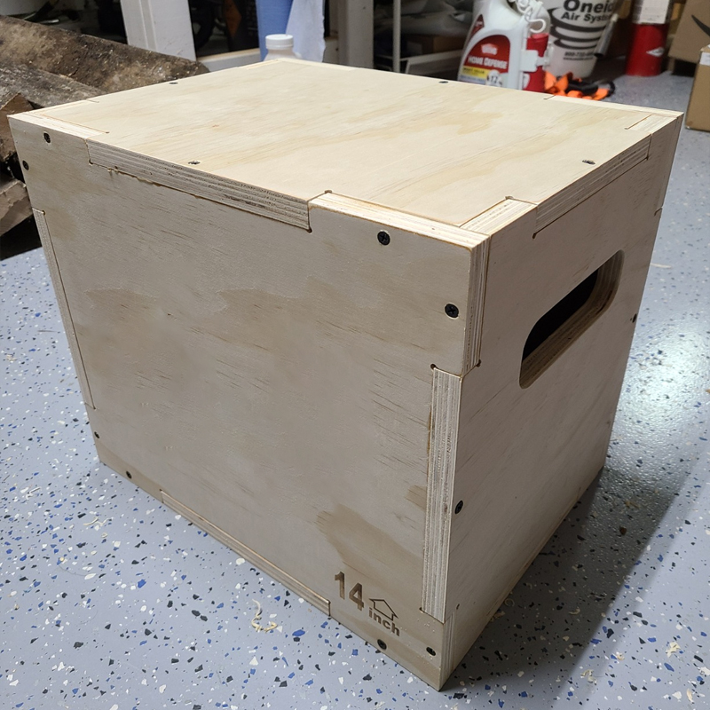 Деревянный плиометрический бок – обзор и цена Home Gym Jump Box