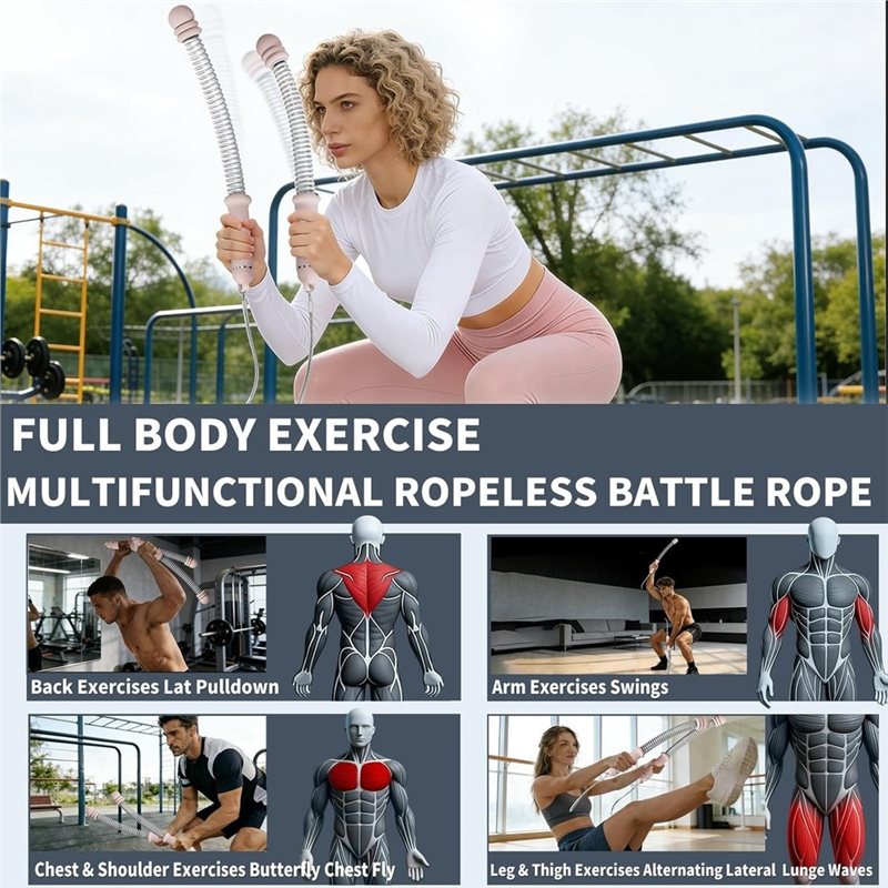 Беспроводные тренировочные кан – обзор и цена Battle Rope Heavy