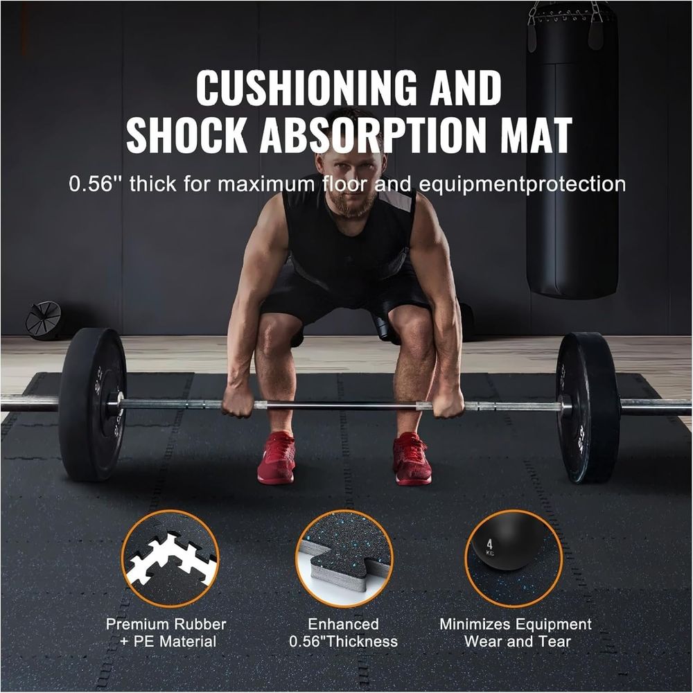 Соединяющиеся коврики из вспен – обзор и цена Home Gym Rubber Flooring