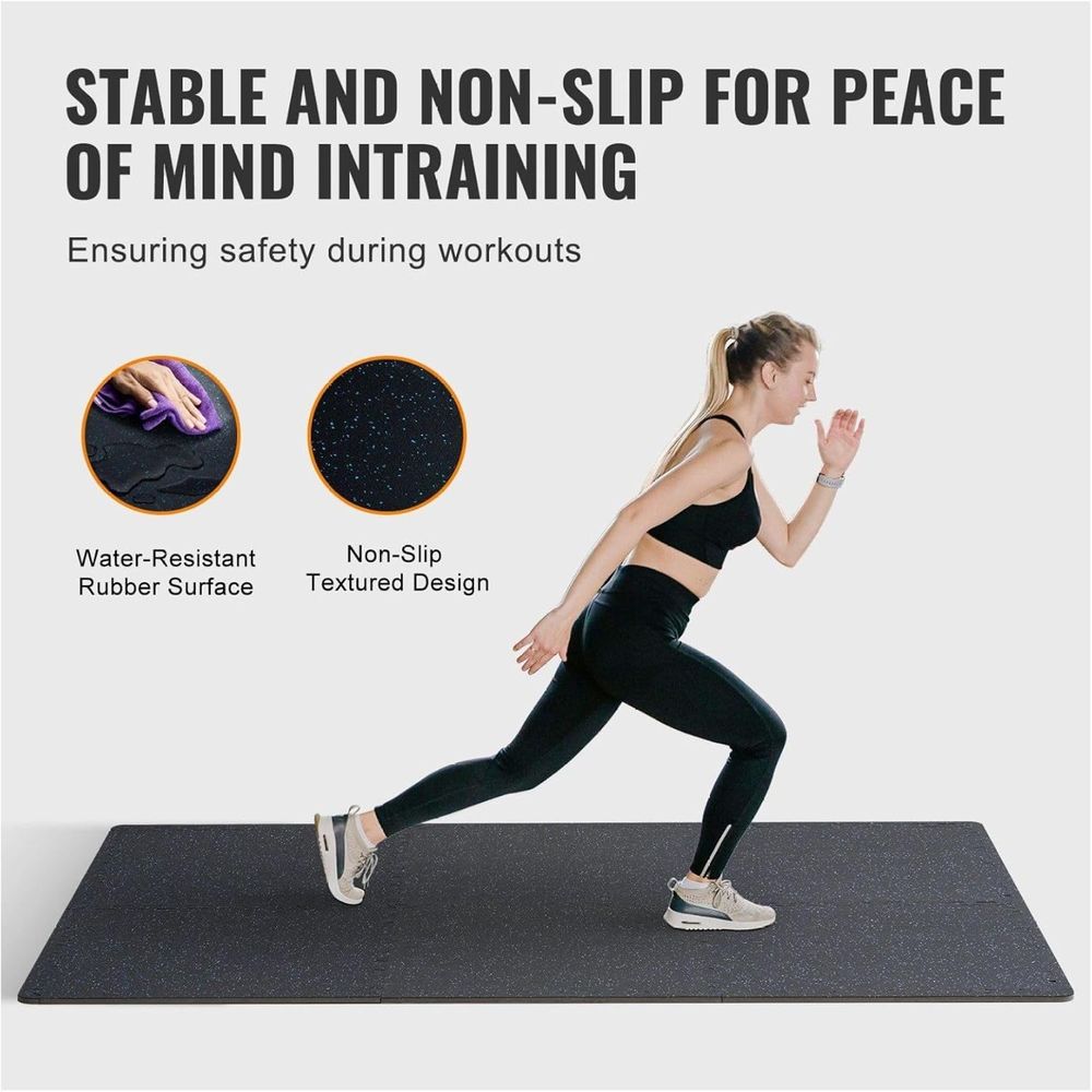 Соединяющиеся коврики из вспен – обзор и цена Home Gym Rubber Flooring