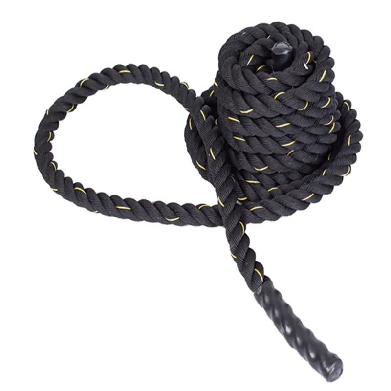 Фитнес-канат для силовых трени – обзор и цена Battle Rope Heavy