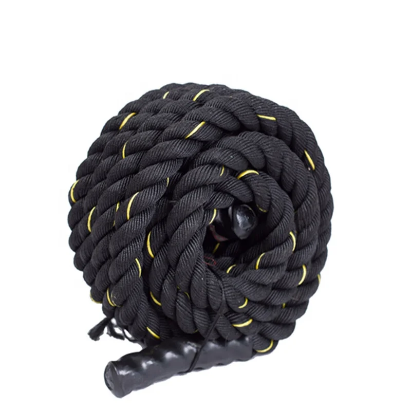 Фитнес-канат для силовых трени – обзор и цена Battle Rope Heavy