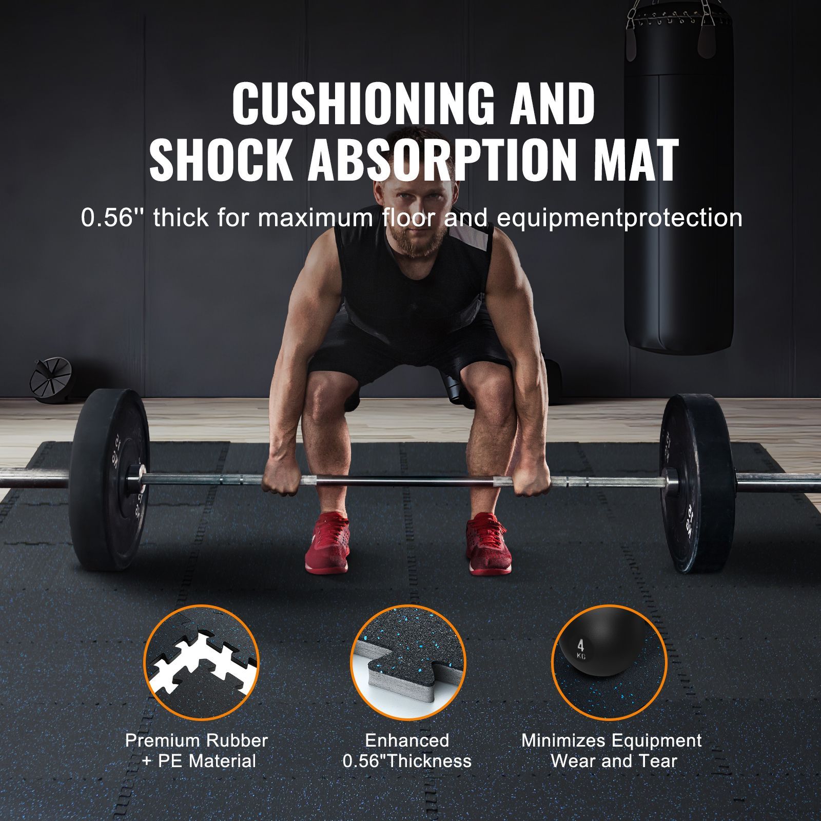 Напольные коврики для спортзал – обзор и цена Home Gym Rubber Flooring