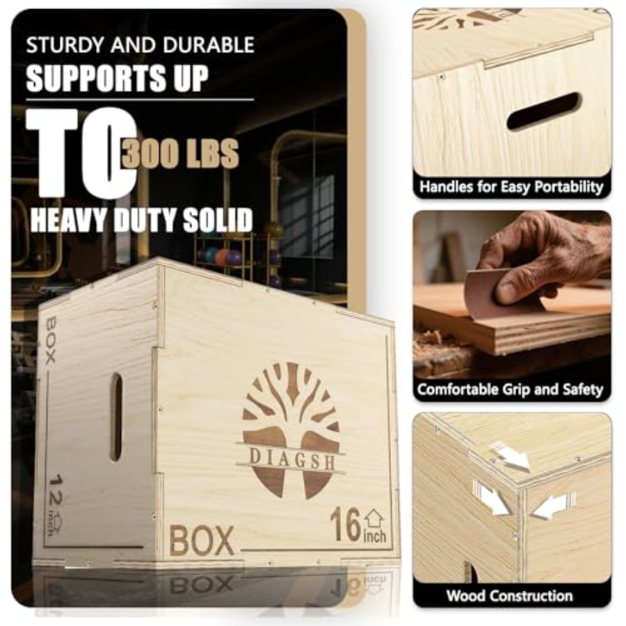Плиометрическая платформа Plyo – обзор и цена Home Gym Jump Box