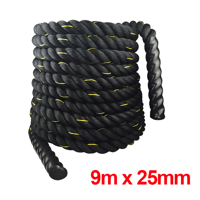 Фитнес-канаты для кроссфита 9М – обзор и цена Battle Rope Heavy
