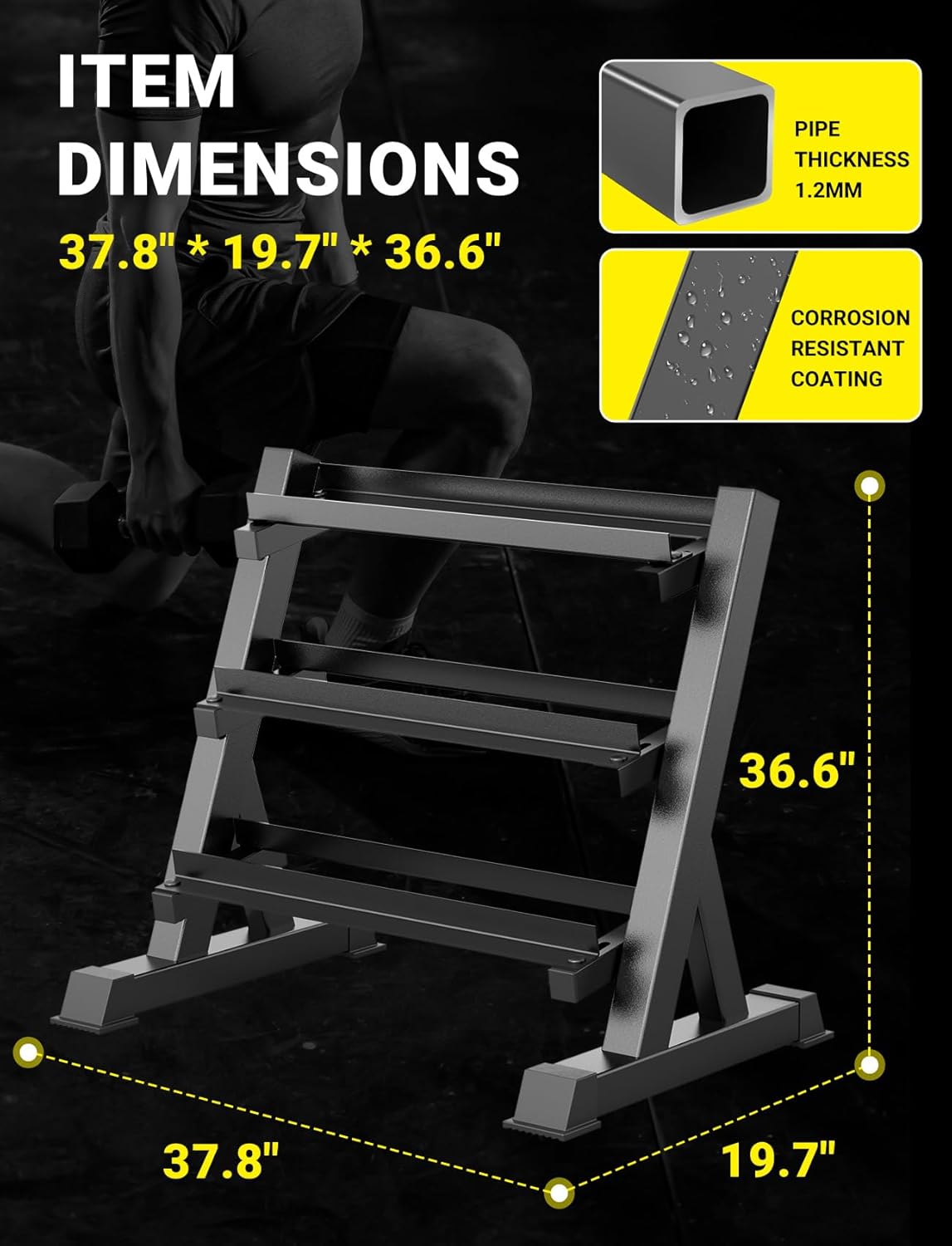 Стойка для гантелей для домашн – обзор и цена Home Gym Dumbbells